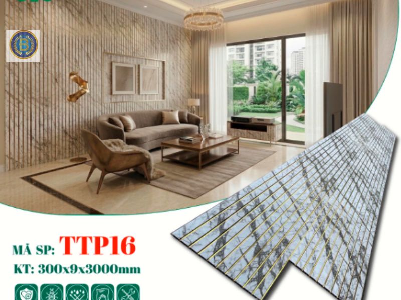 Lam sóng ánh kim màu gỗ nhựa Lam sóng ánh kim màu gỗ nhựa
