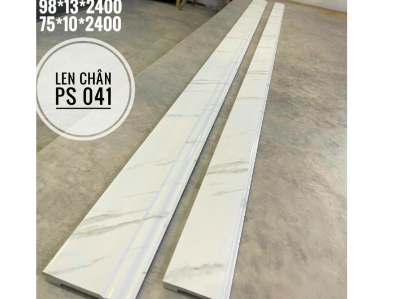 Mẫu Len Chân Tường nhựa PS Mẫu Len Chân Tường nhựa PS