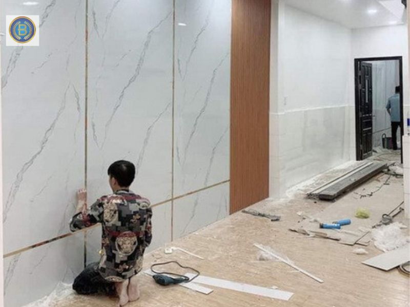Trang trí Tấm ốp PVC làm vách tivi