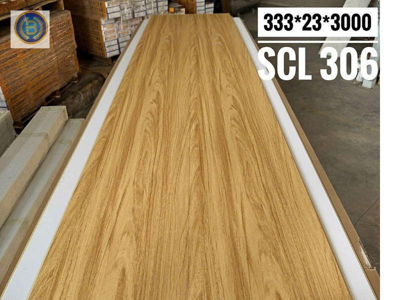 Sàn nhựa chịu lực vân gỗ vàng