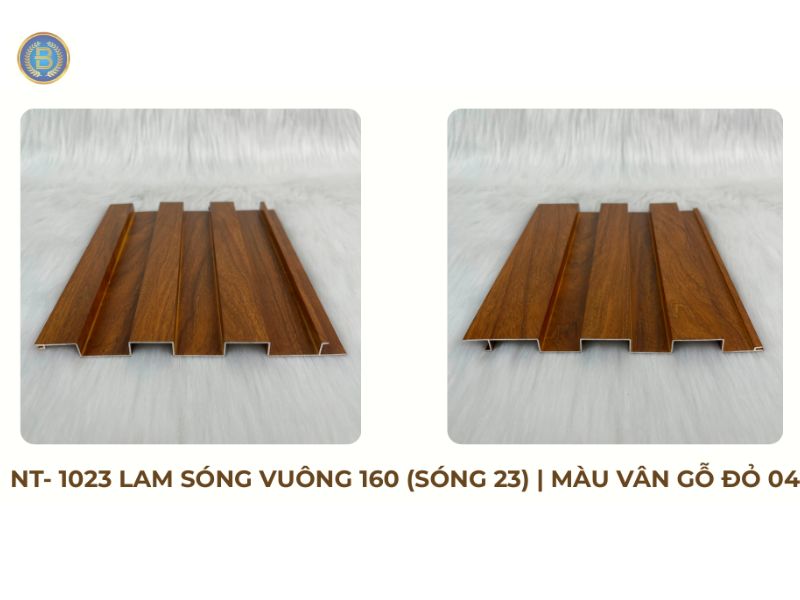 Lam sóng đơn hợp kim màu gỗ đỏ Lam sóng đơn hợp kim màu gỗ đỏ