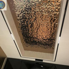 Tấm Inox gợn sóng dùng để decor trang trí tại Tam Hiệp